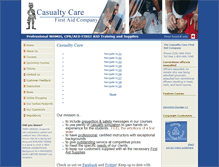 Tablet Screenshot of casualtycare.com